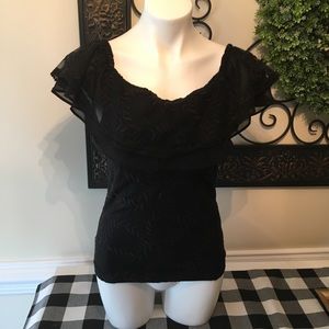 NWT White House black market lace top size XSmall